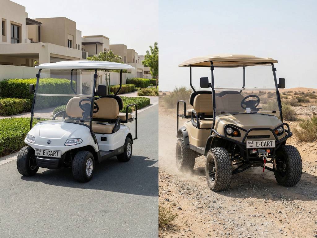 Off-Road vs On-Road Golf Carts: Which Is Right for Your UAE Property?