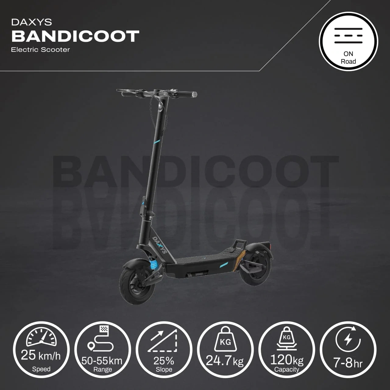 Foldable Electric Scooter with 500W Motor and 48V 12.5Ah Battery