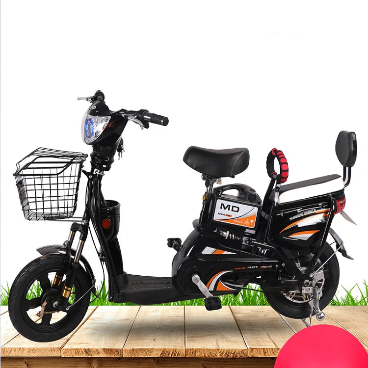 Electric Utility Bike with 500W Motor and 48V Removable Battery