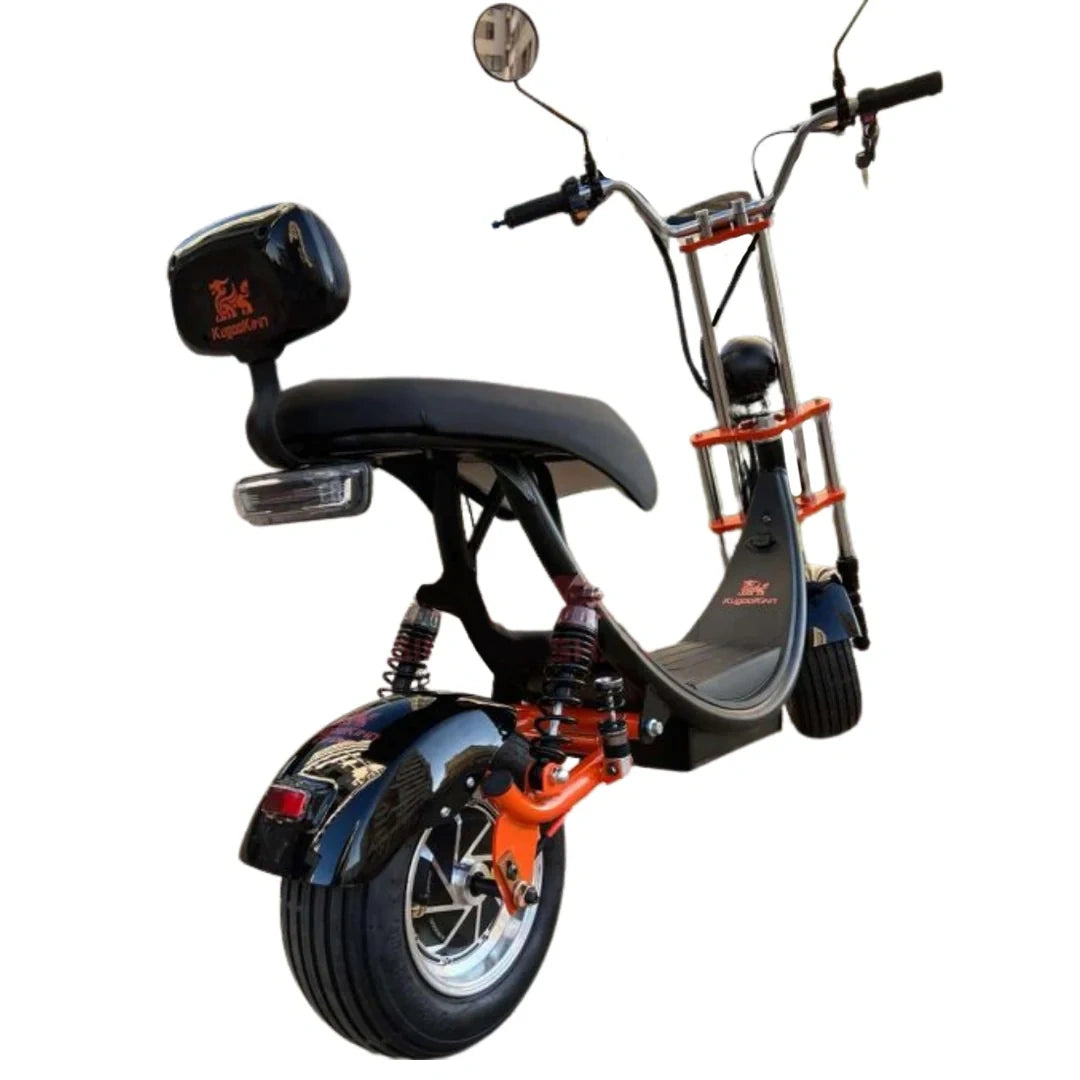 Heavy-Duty Electric Cruiser Scooter with 1200W Motor and Hydraulic Brakes