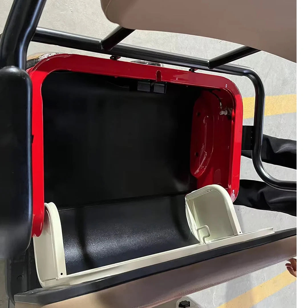 Enclosed 3-Passenger Electric Tricycle with Roof and 1500W Motor