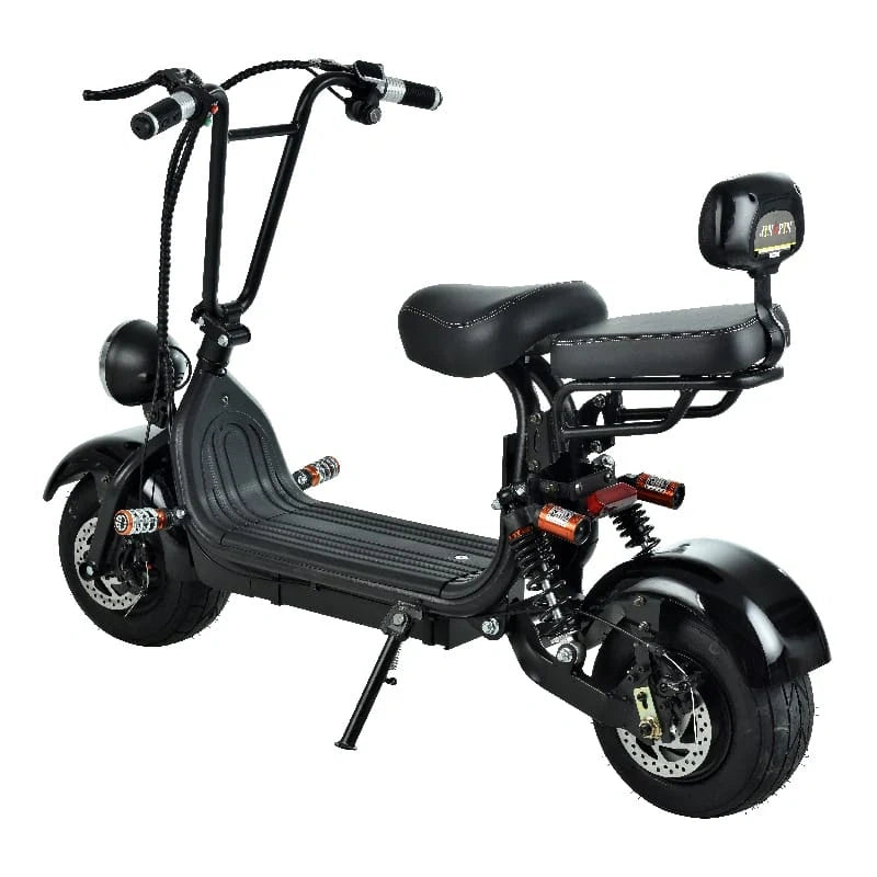 Compact Fat Tyre Electric Scooter with Removable Battery