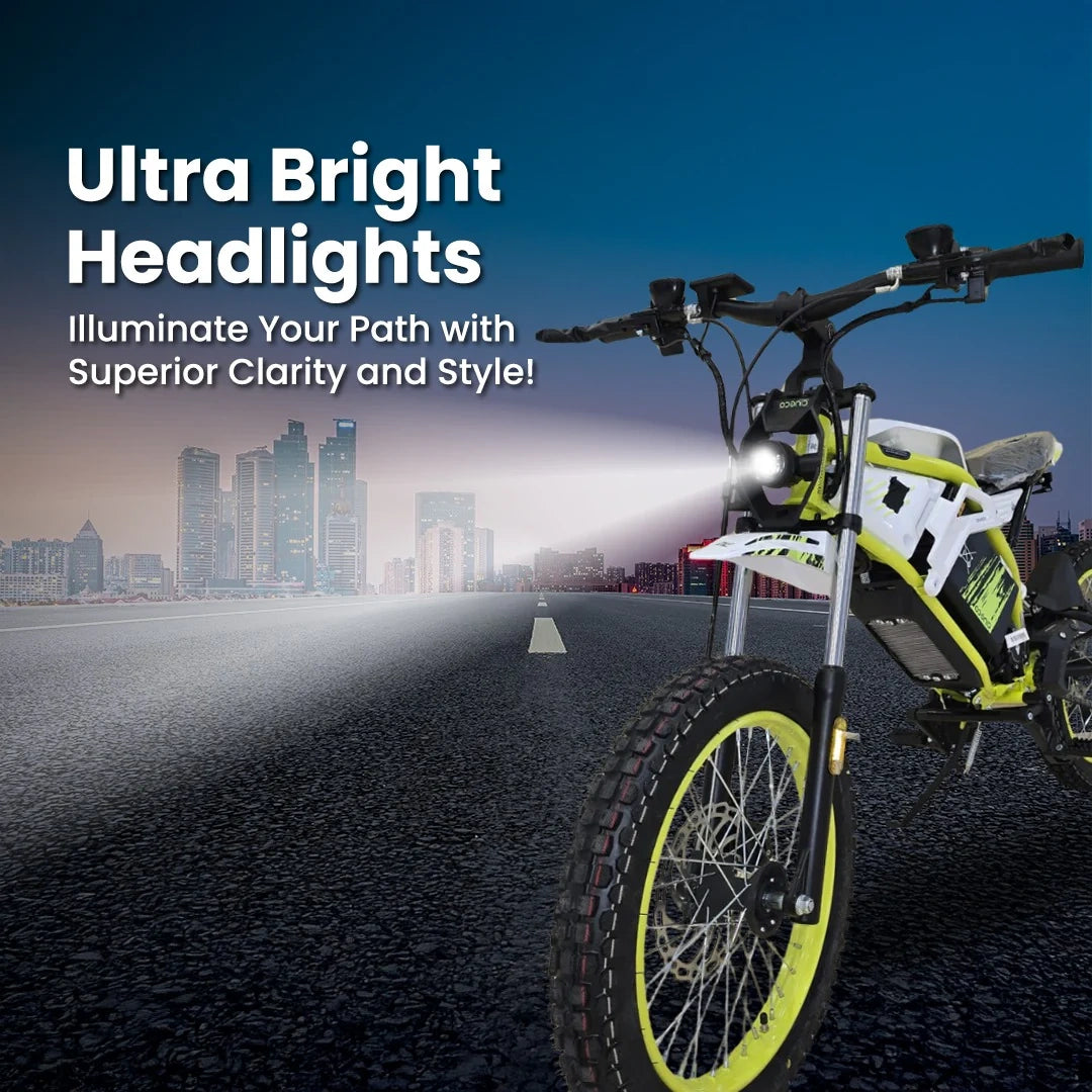 Electric Off-Road Dirt Bike with 4000W Motor and 80km Range