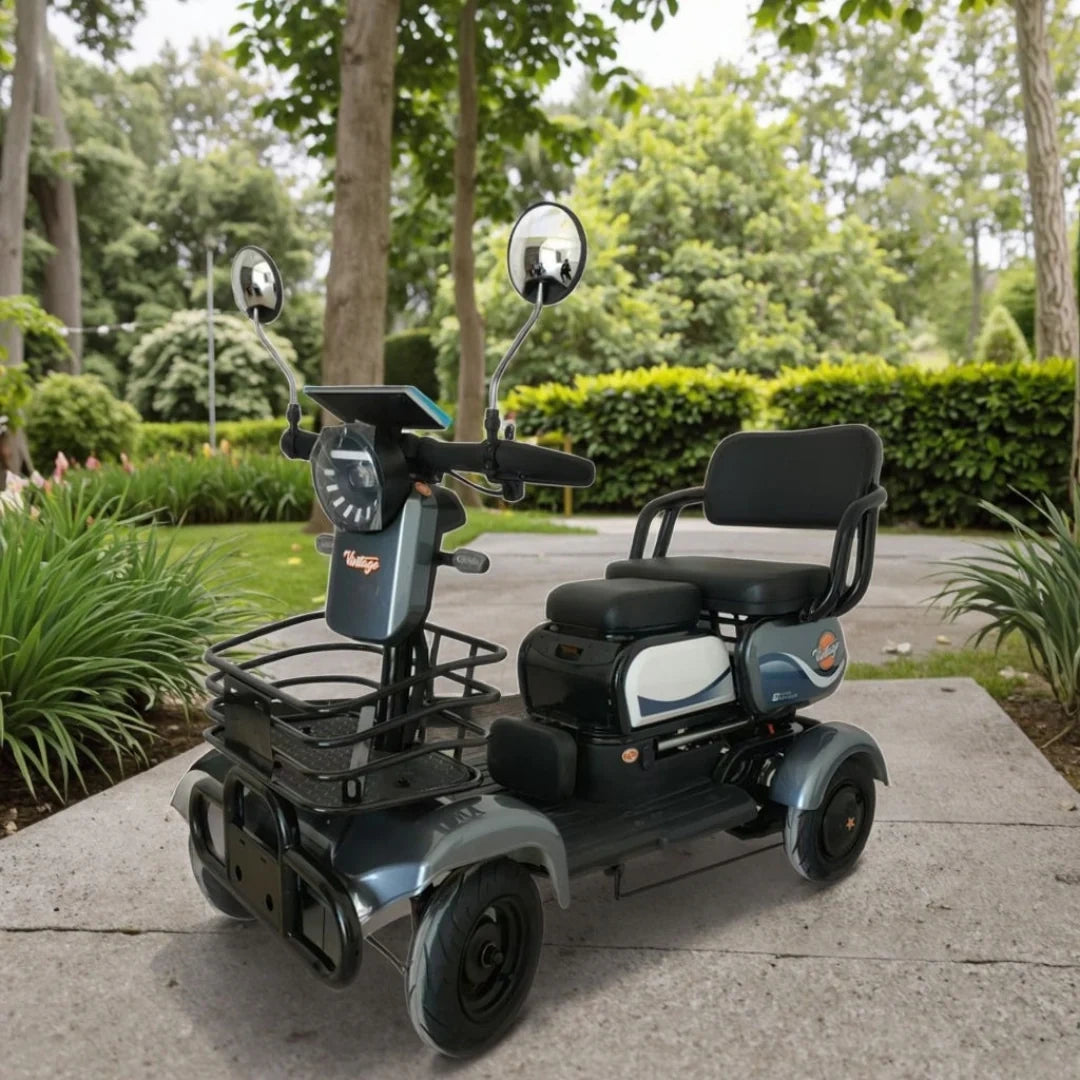 Ultra-Stable 4-Wheel Electric Family Scooter with 350W Motor and 200kg Load Capacity
