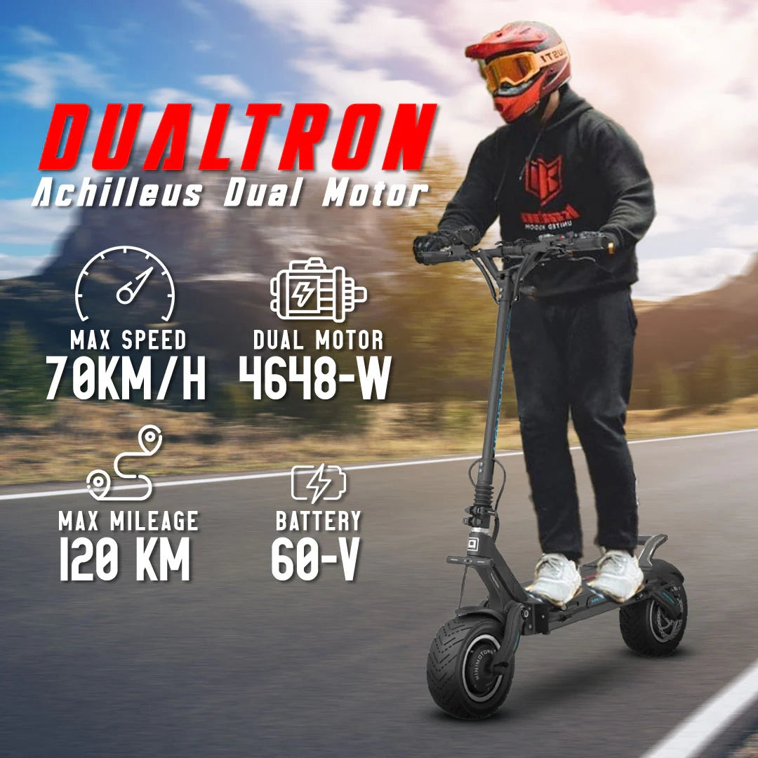 High-Capacity Electric Scooter with 4648W Dual Motor, 60V