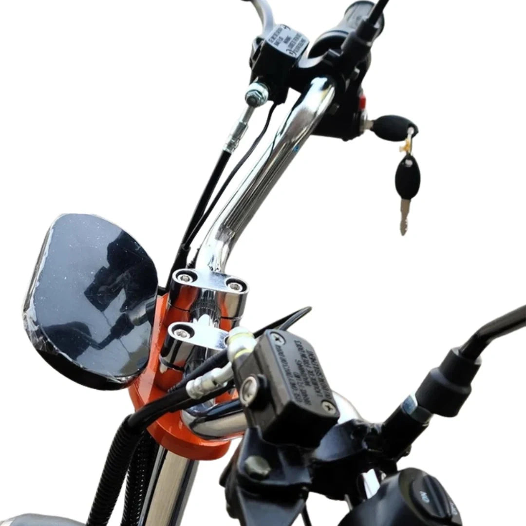 Heavy-Duty Electric Cruiser Scooter with 1200W Motor and Hydraulic Brakes