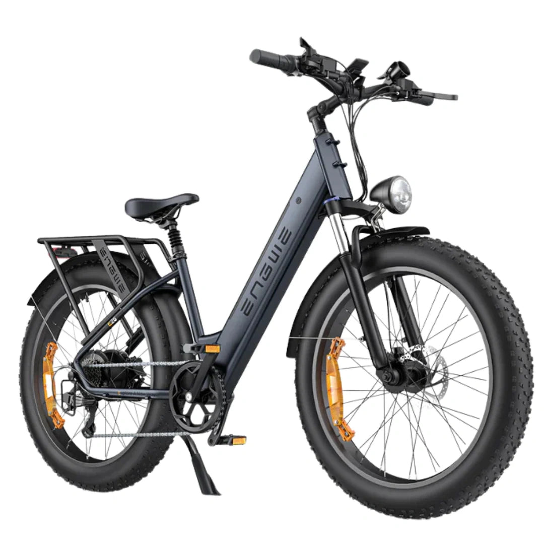 Long-Range Fat Tire Electric Bike with 140km Range and Hydraulic Brakes