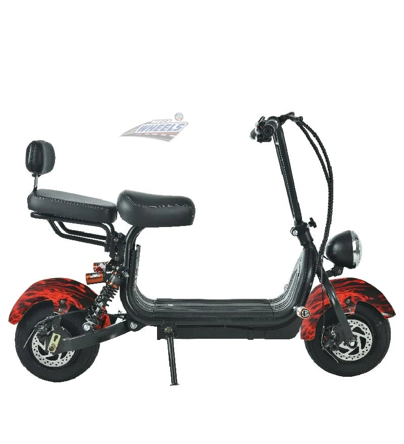 Compact Fat Tyre Electric Scooter with Removable Battery