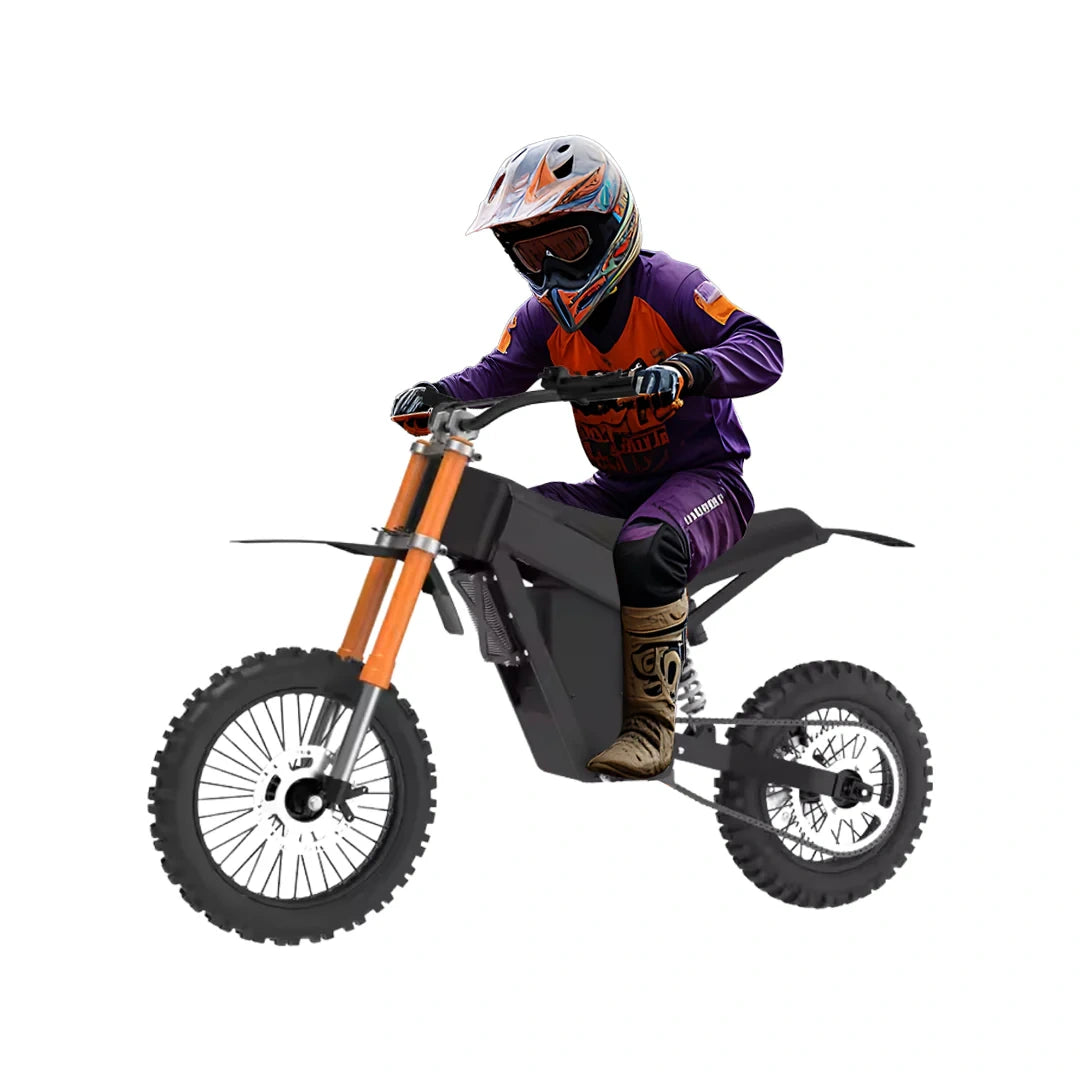 High-Speed Electric Dirt Bike with 1500W Motor and 48V 21Ah Battery