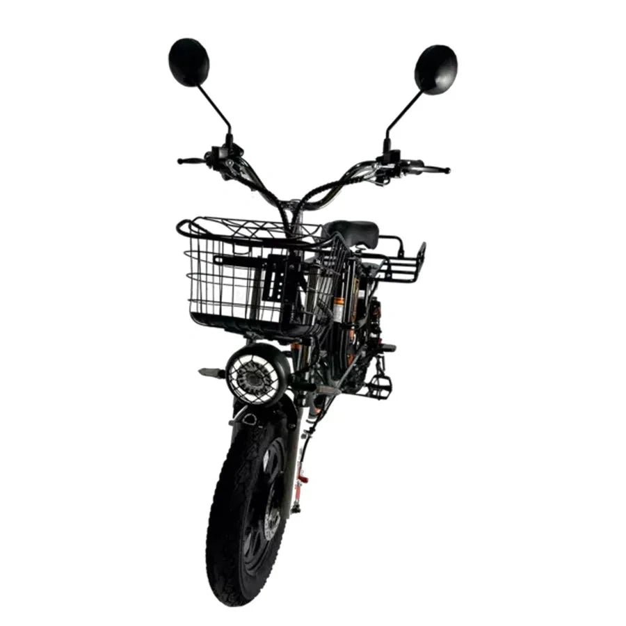 Professional Delivery Electric Scooter with Large Basket and 60km Range