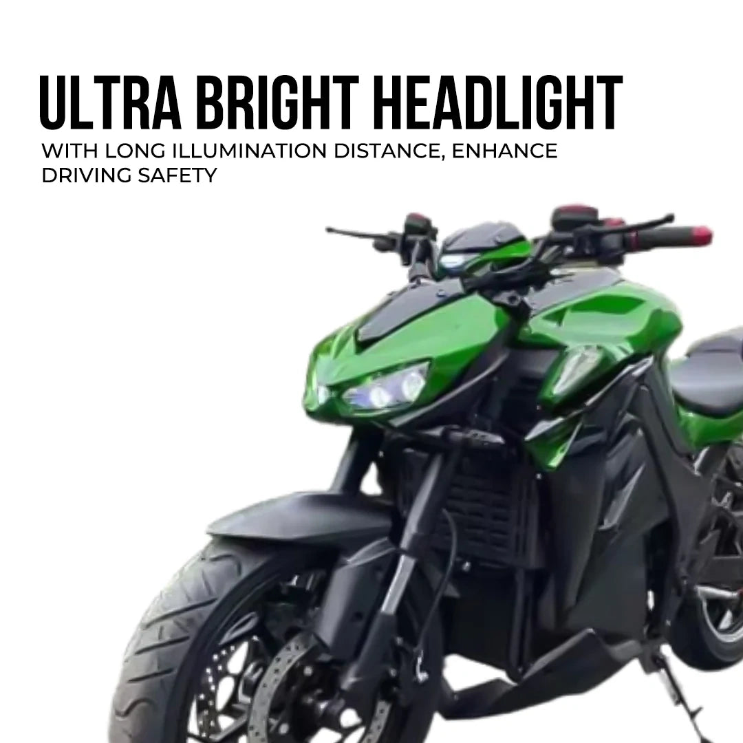 Racing Electric Motorcycle with 5000W Motor and 72V Battery