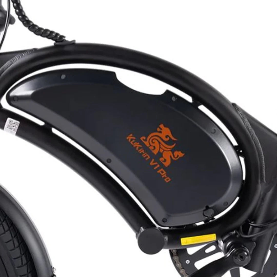 Folding Electric Utility Bike with 350W Motor, Dual Seat, and Basket