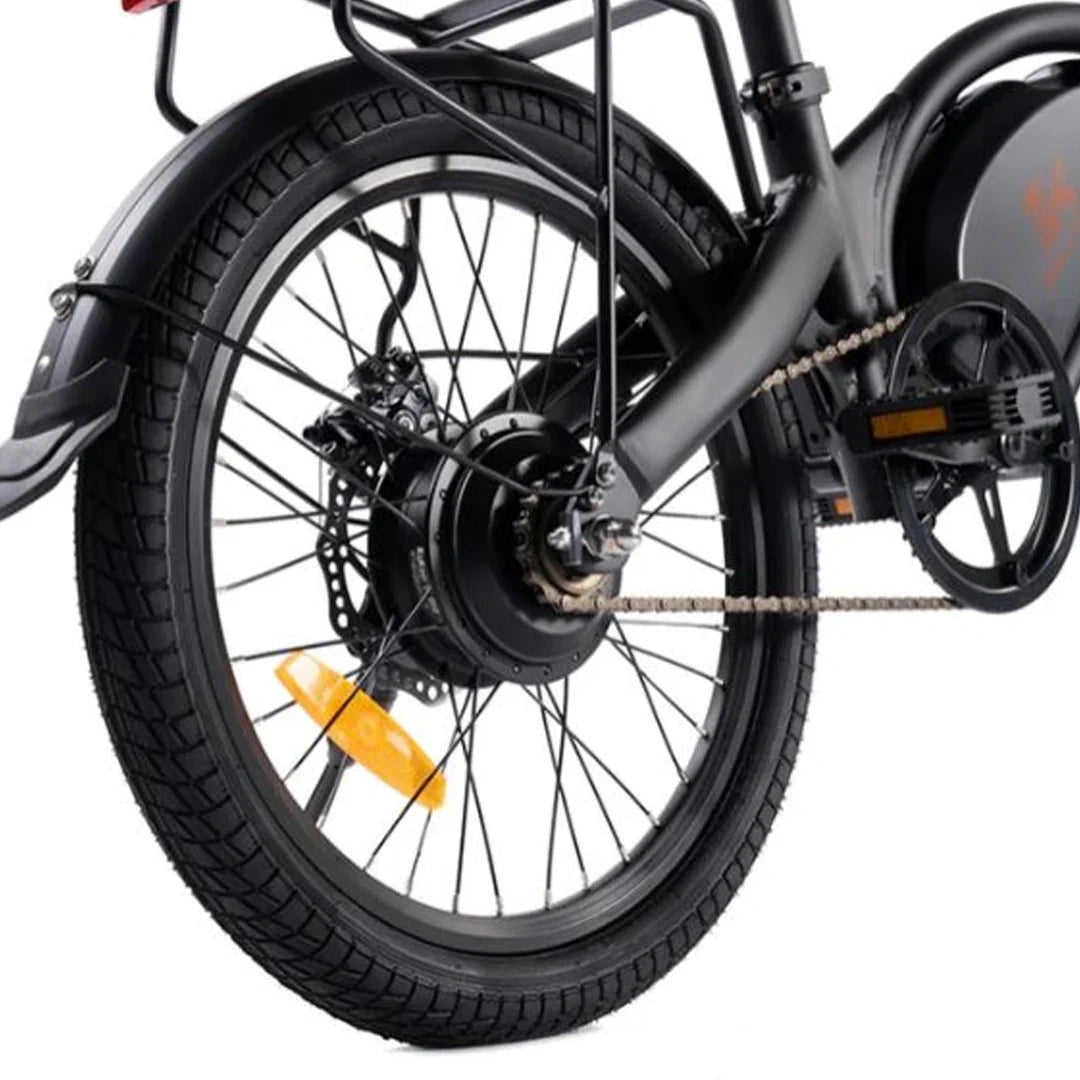 Portable Electric Bike with Front Basket and 45km/h Top Speed