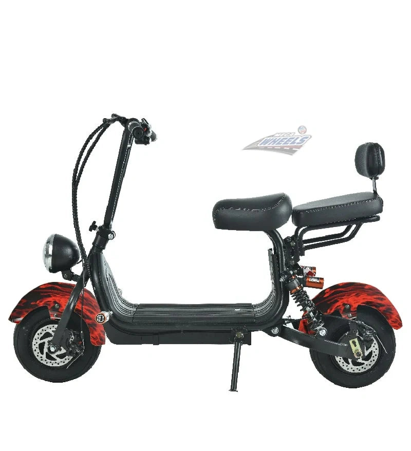 Compact Fat Tyre Electric Scooter with Removable Battery