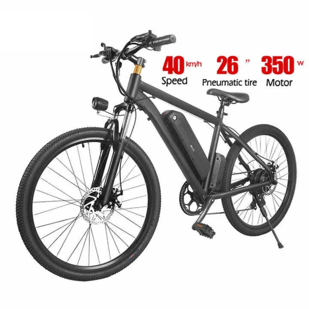 Electric Mountain Bike with 350W Motor and Removable Battery