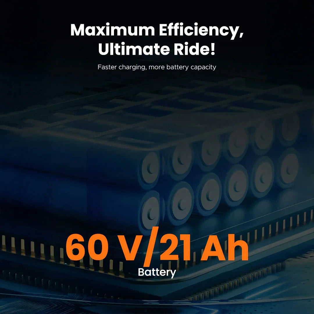 Professional Delivery Electric Scooter with Large Basket and 60km Range