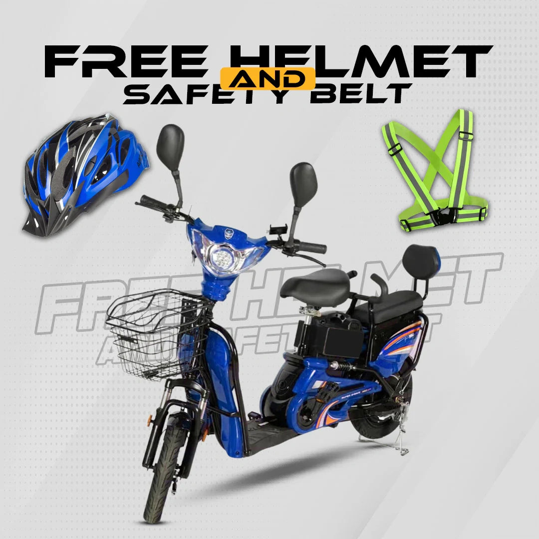 Electric Commuter Bike with 500W Motor, 48V Battery and Pedal Assist