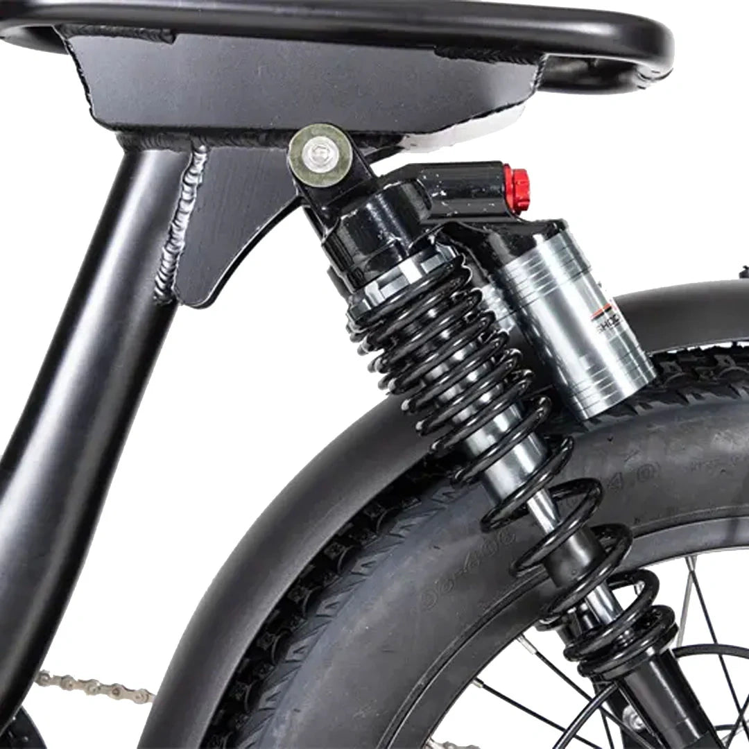 Retro Fat Tire Electric Bike with 500W Motor and 48V Removable Battery