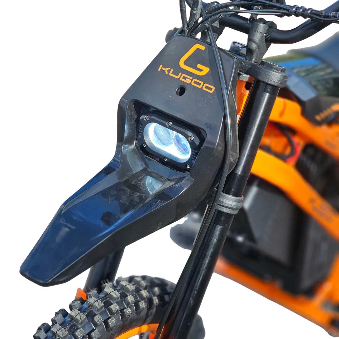 High-Power Electric Dirt Bike with 4000W Peak Power and 60km Range