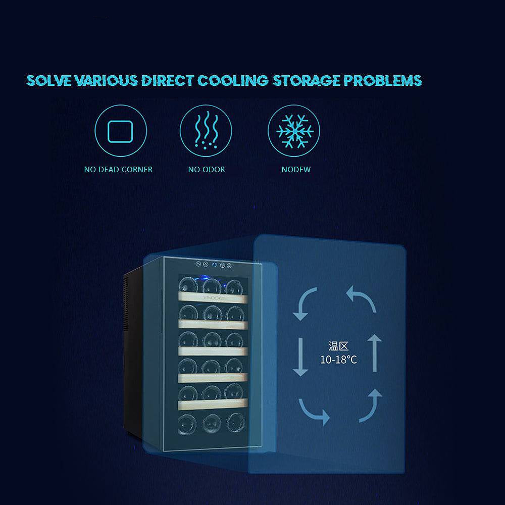 Coolbaby product with features for direct cooling storage on a dark background