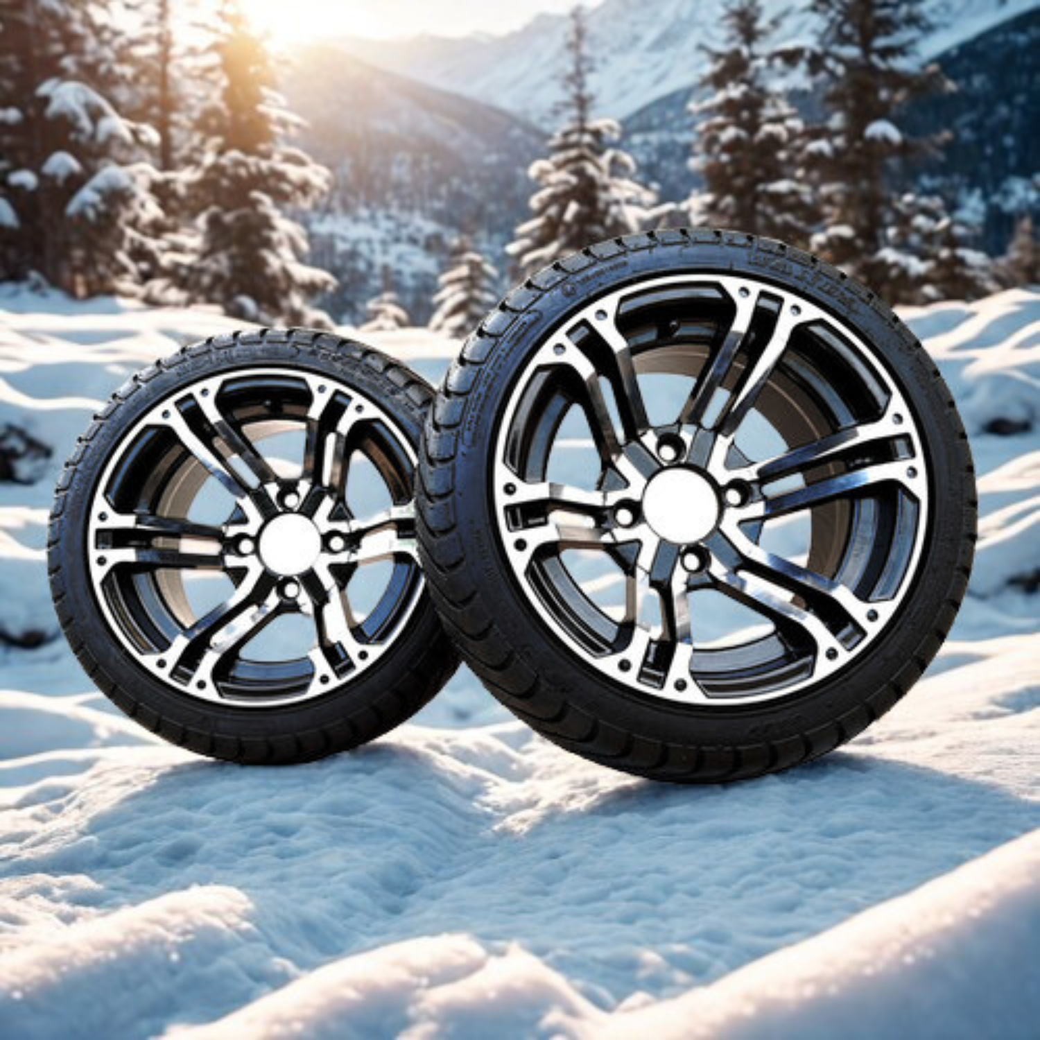 Golf Cart Tire 235/ 15-12 With Wheels