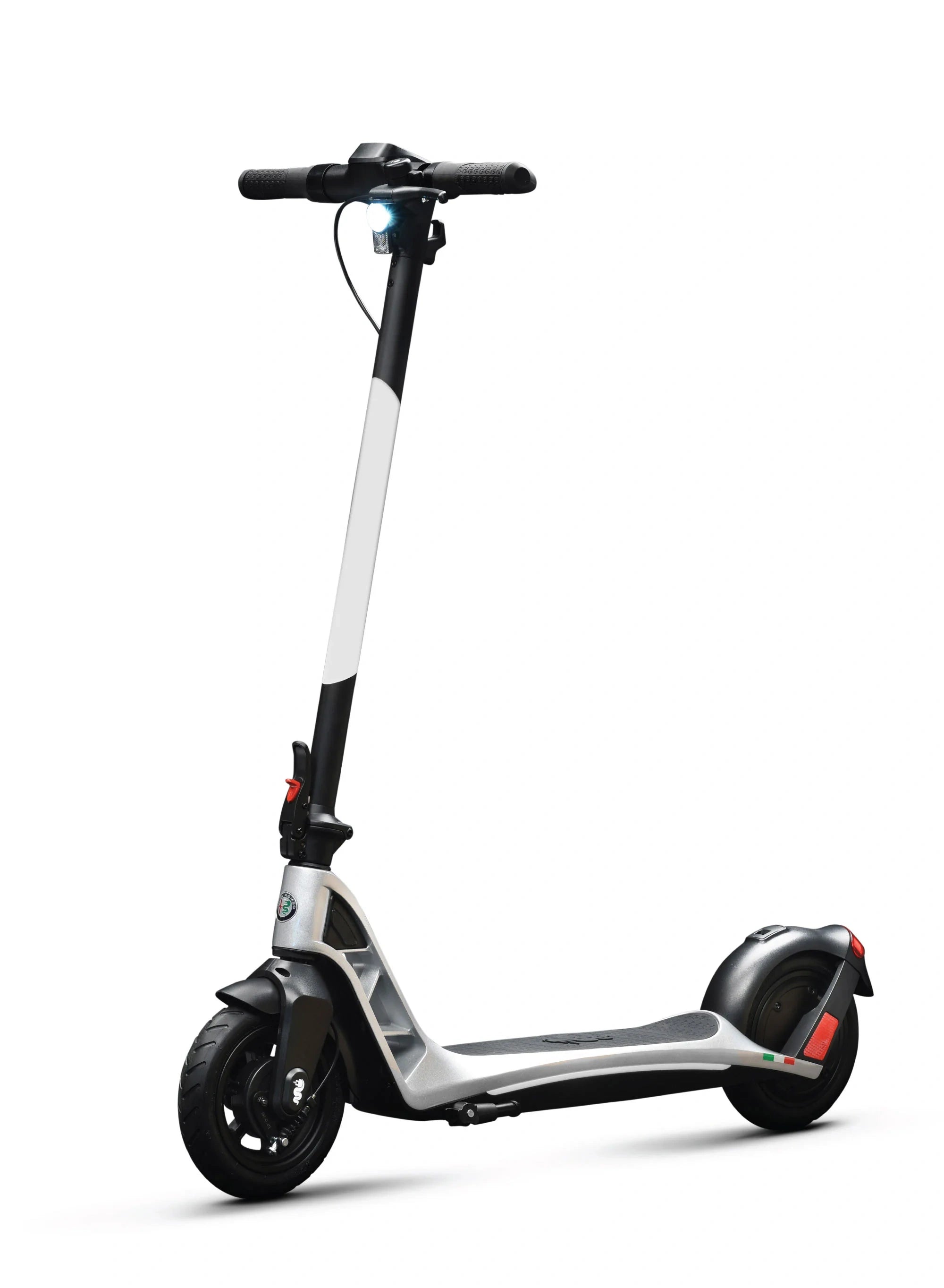 Electric scooter on a white background