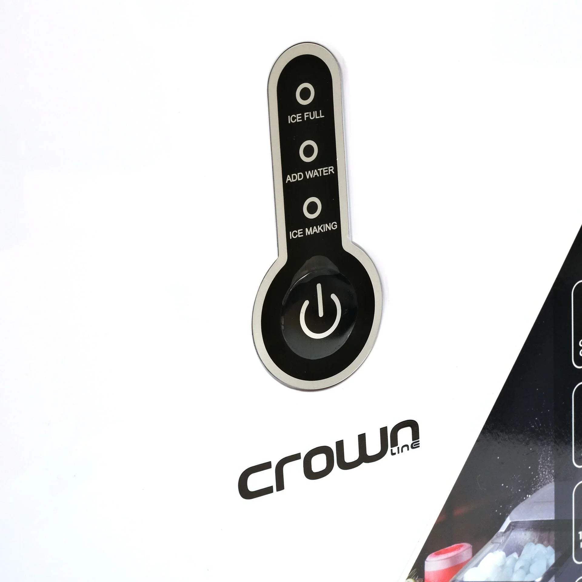 Control panel with 'Crown Line' branding on a white background