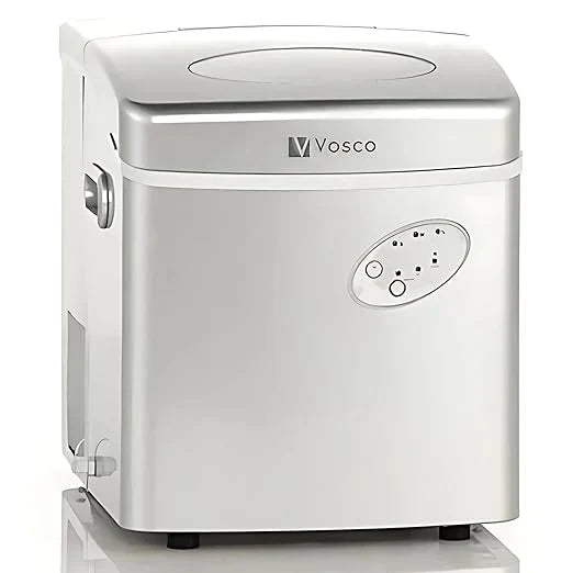 White Vosco portable ice maker on a white background
