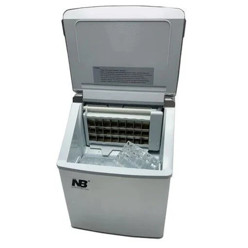Portable ice maker with a visible brand logo on a white background