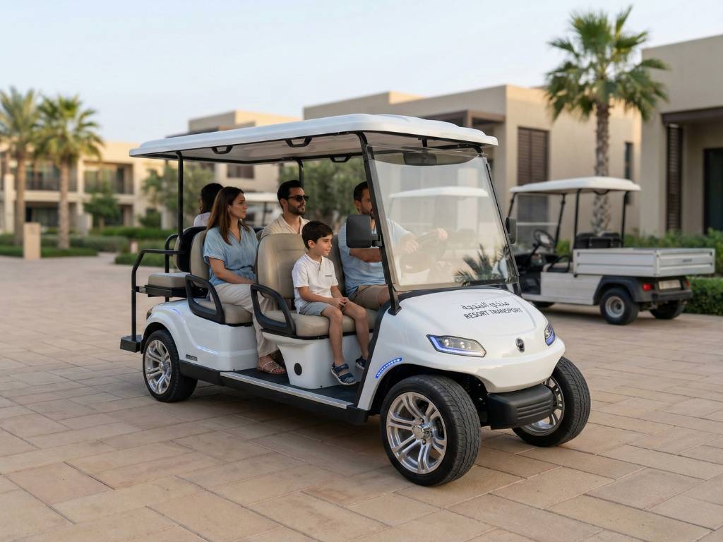 How Electric Golf Carts Are Transforming Guest Transport at UAE Resorts and Communities