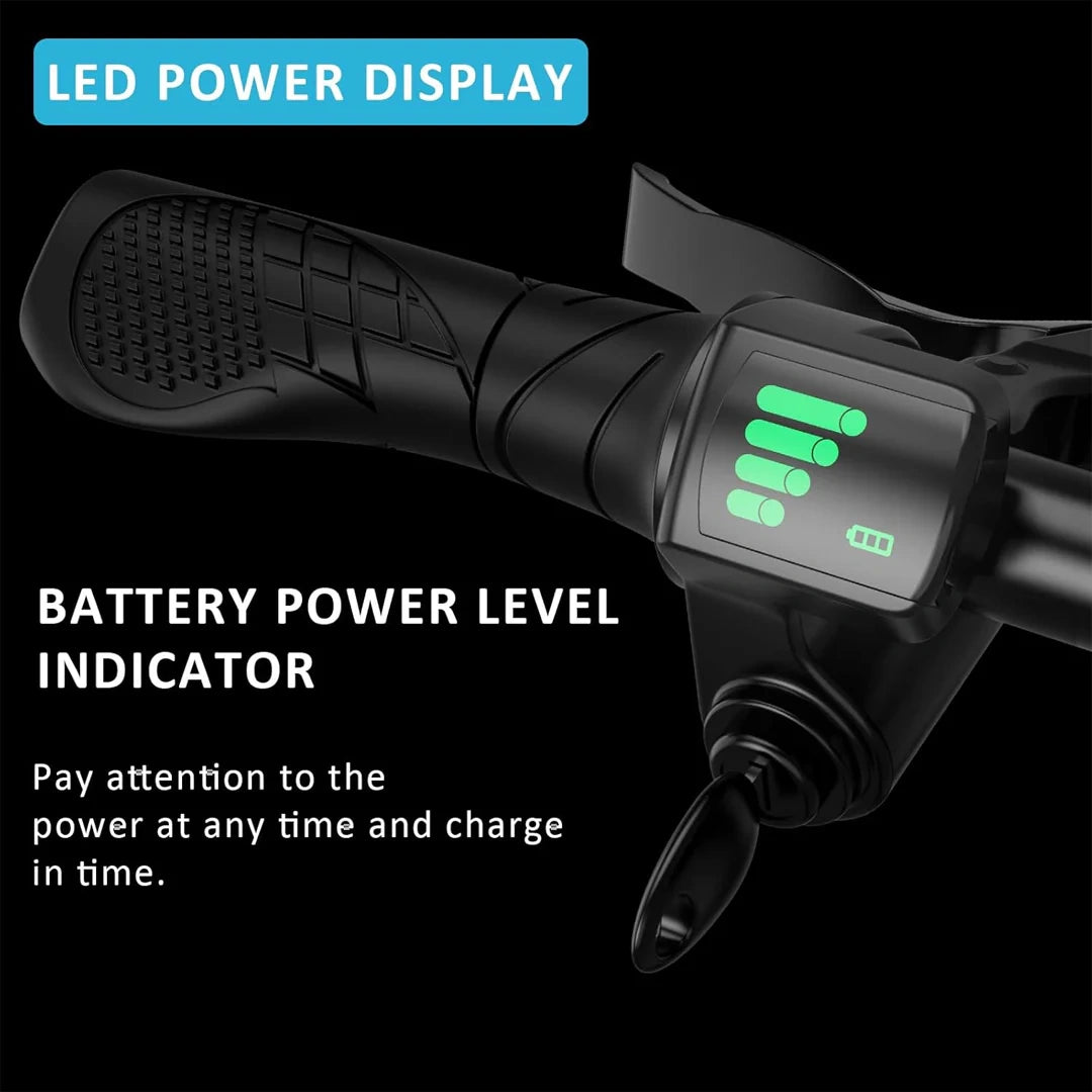 Portable Electric Scooter with Seat and 450W Motor