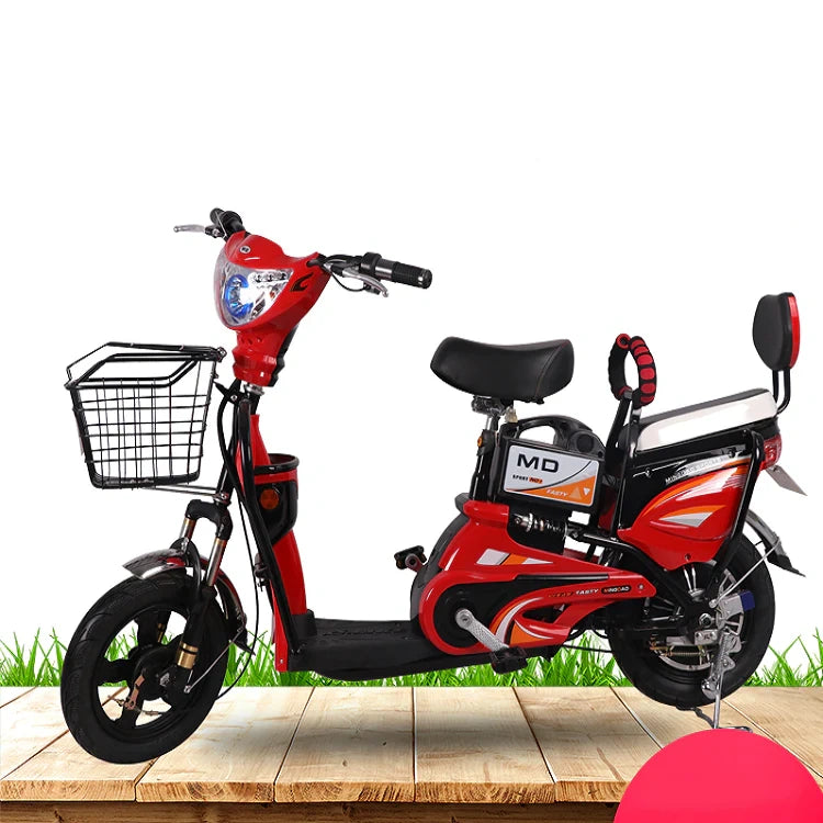 Electric Utility Bike with 500W Motor and 48V Removable Battery