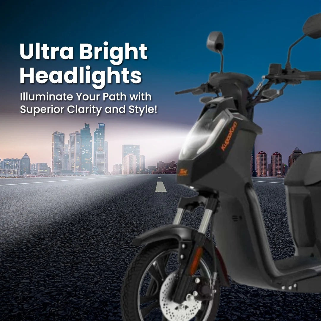 High-Speed Electric Scooter with 800W Motor and 60km Range