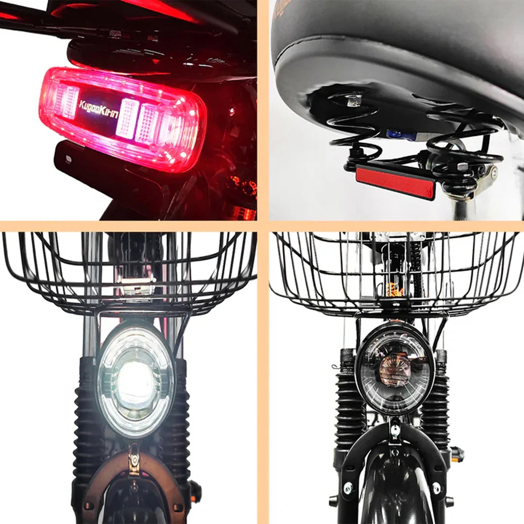 Professional Delivery Electric Scooter with Large Basket and 60km Range