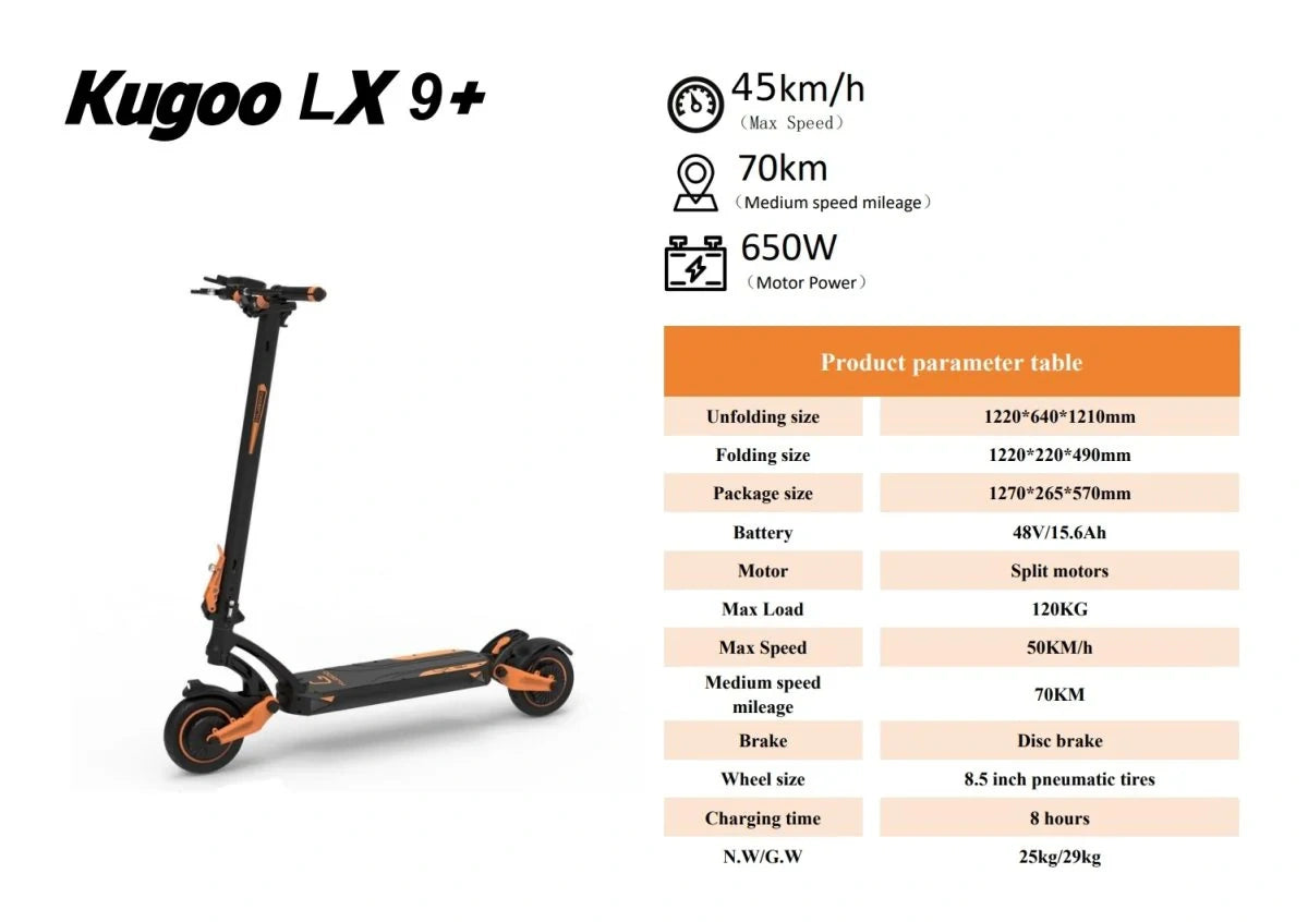Dual Motor Electric Scooter with 1300W Power and 70km Range
