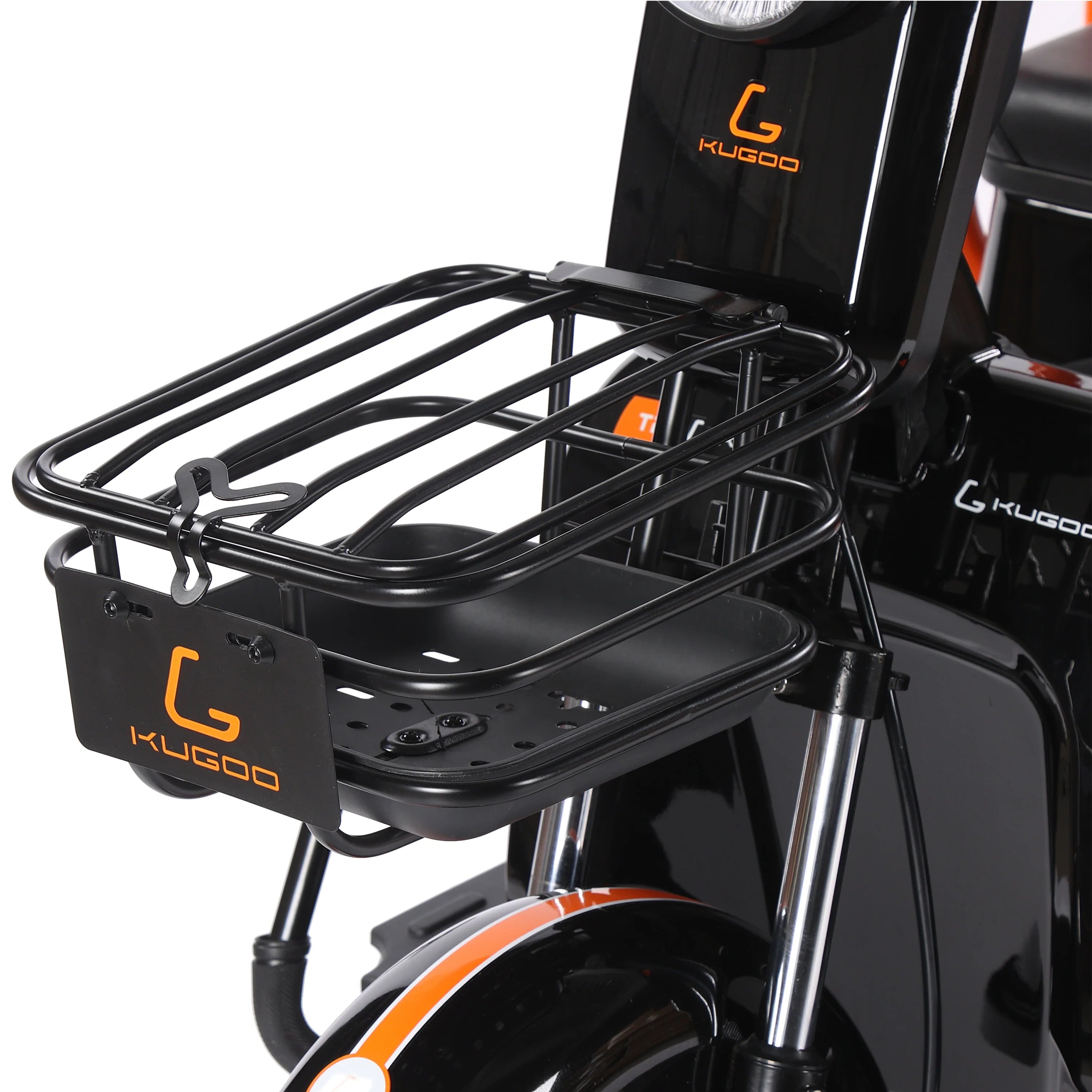 Stable 3-Wheel Electric Tricycle with 500W Motor, 3-Passenger Seating and Front Basket