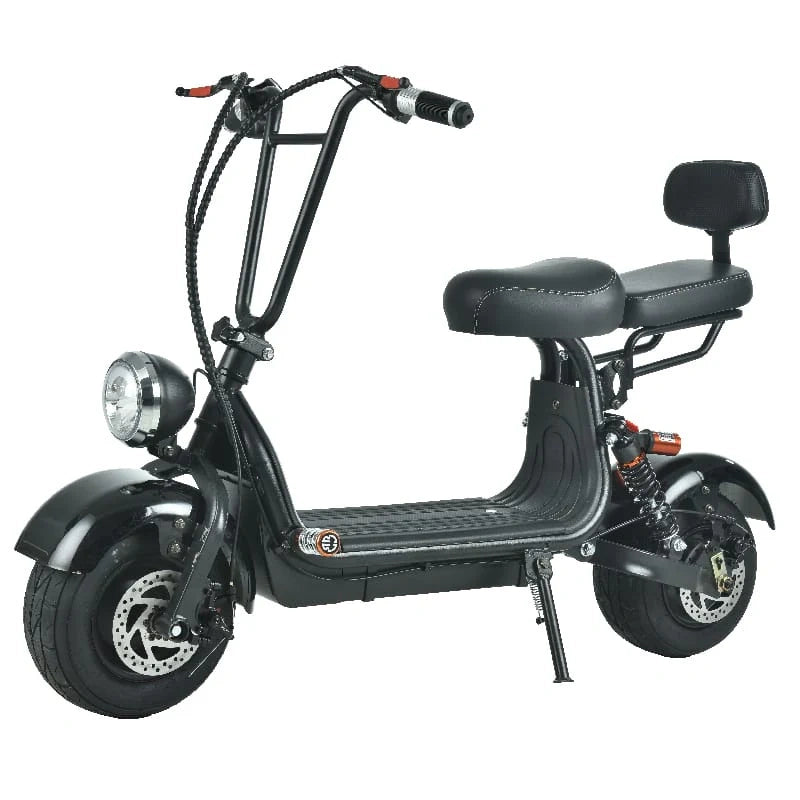 Compact Fat Tyre Electric Scooter with Removable Battery