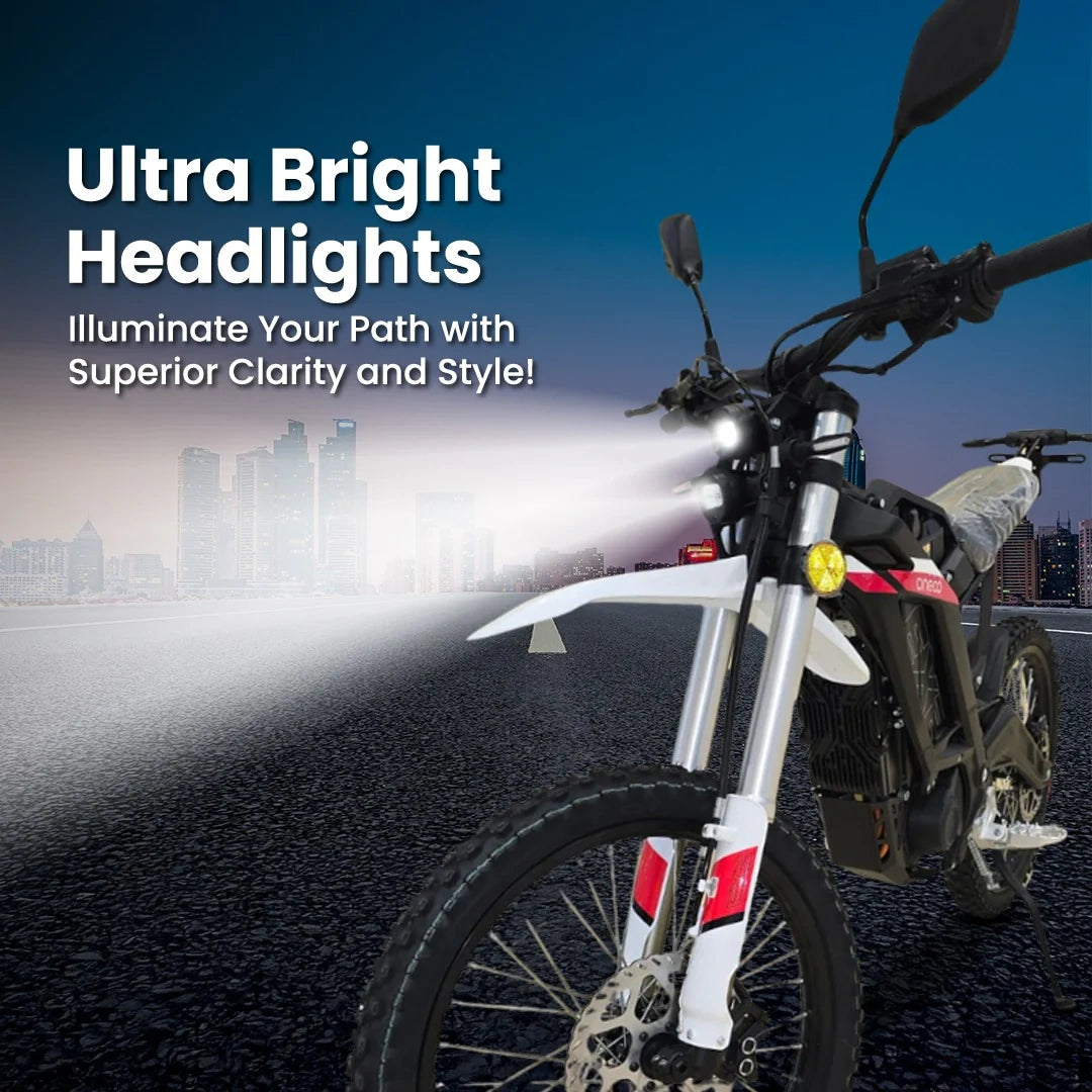 Professional Off-Road Electric Dirt Bike with 8000W Motor and 120km Range