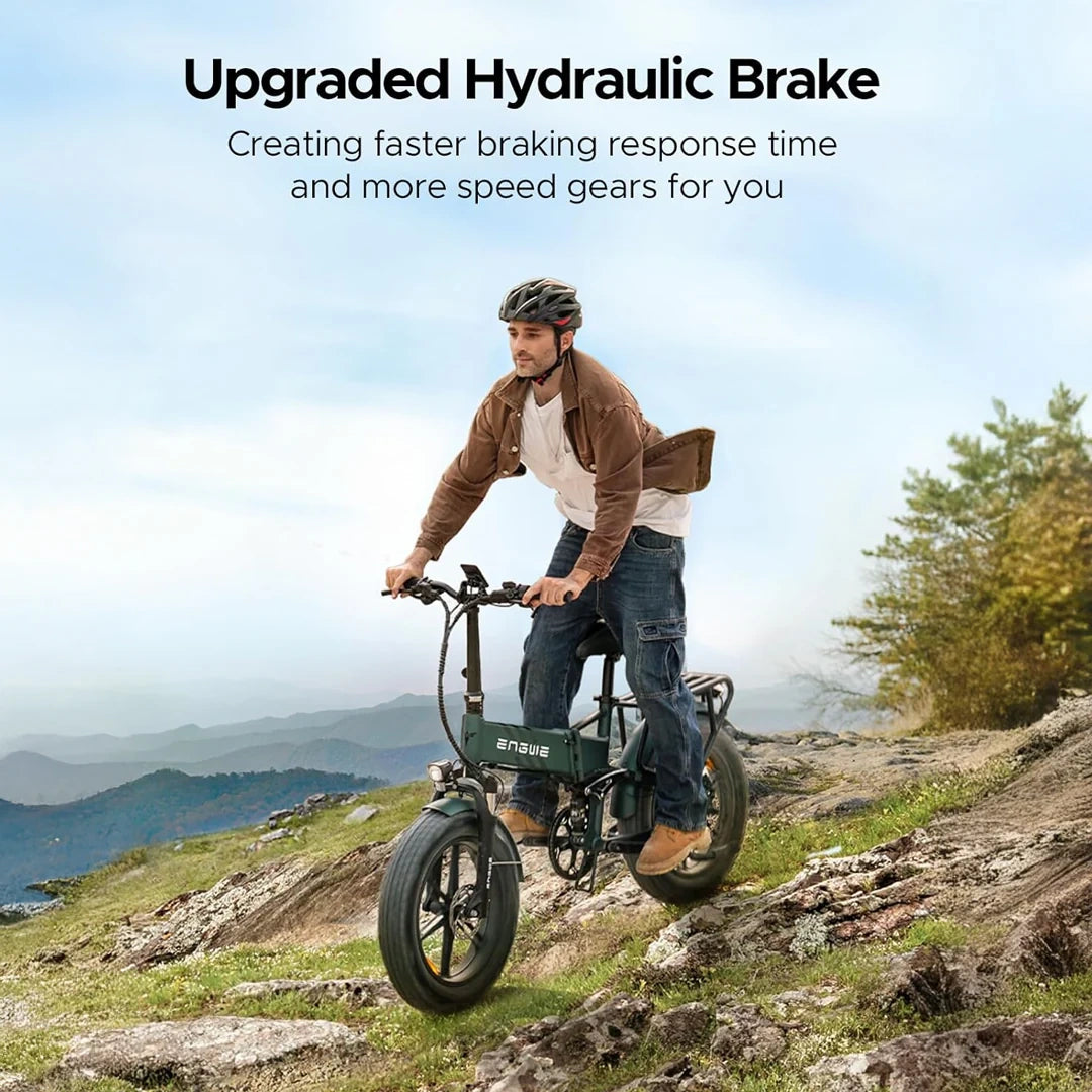 High-Performance Folding E-Bike with Torque Sensor and 110km Range