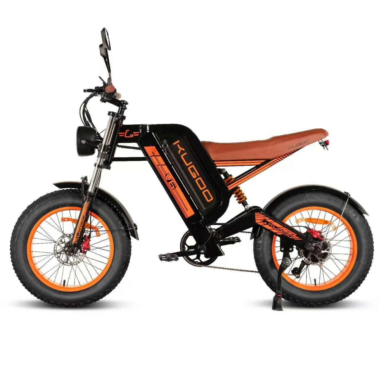 Harley-Style Fat Tire Electric Bike with Dual 1000W Motor and 48V Battery