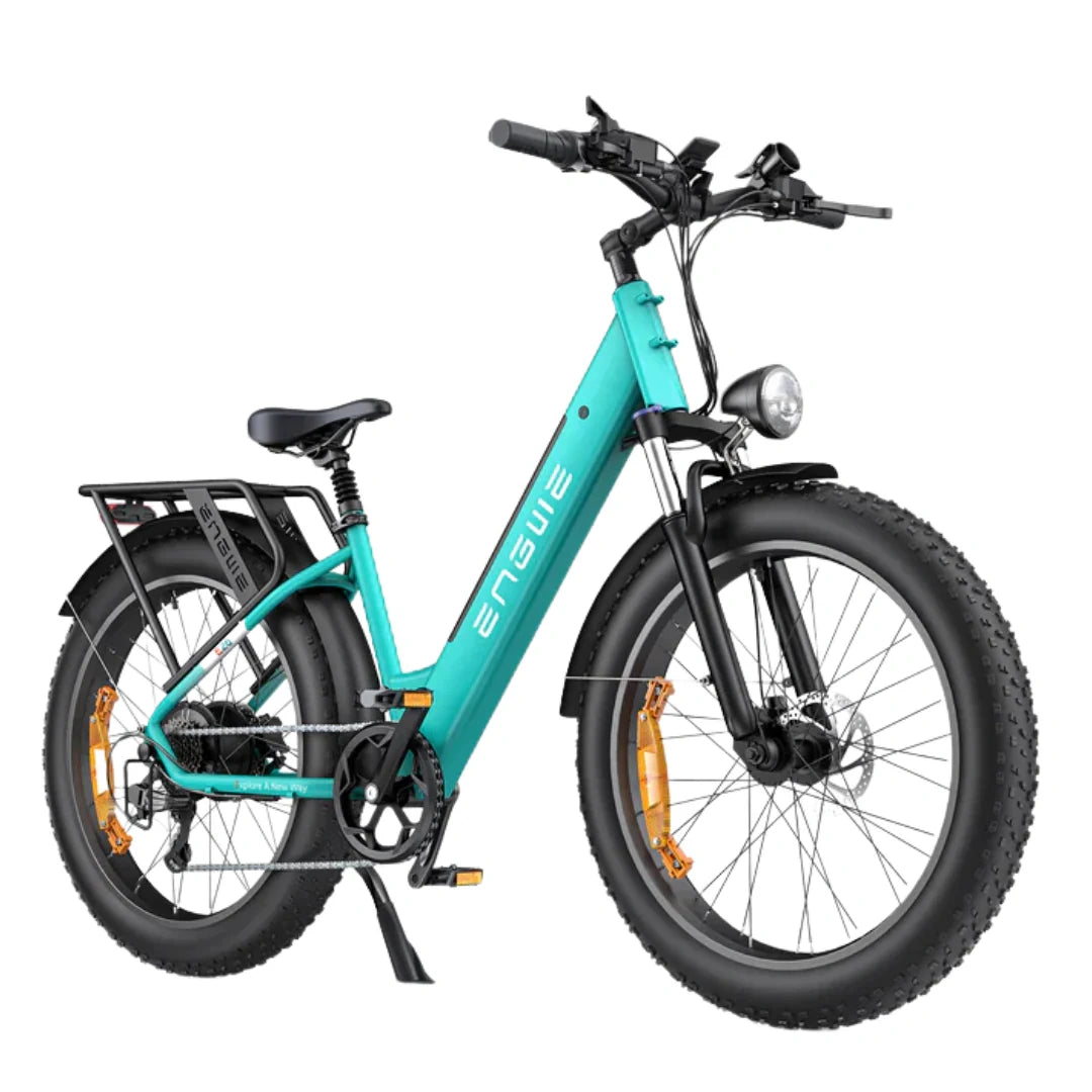 Long-Range Fat Tire Electric Bike with 140km Range and Hydraulic Brakes