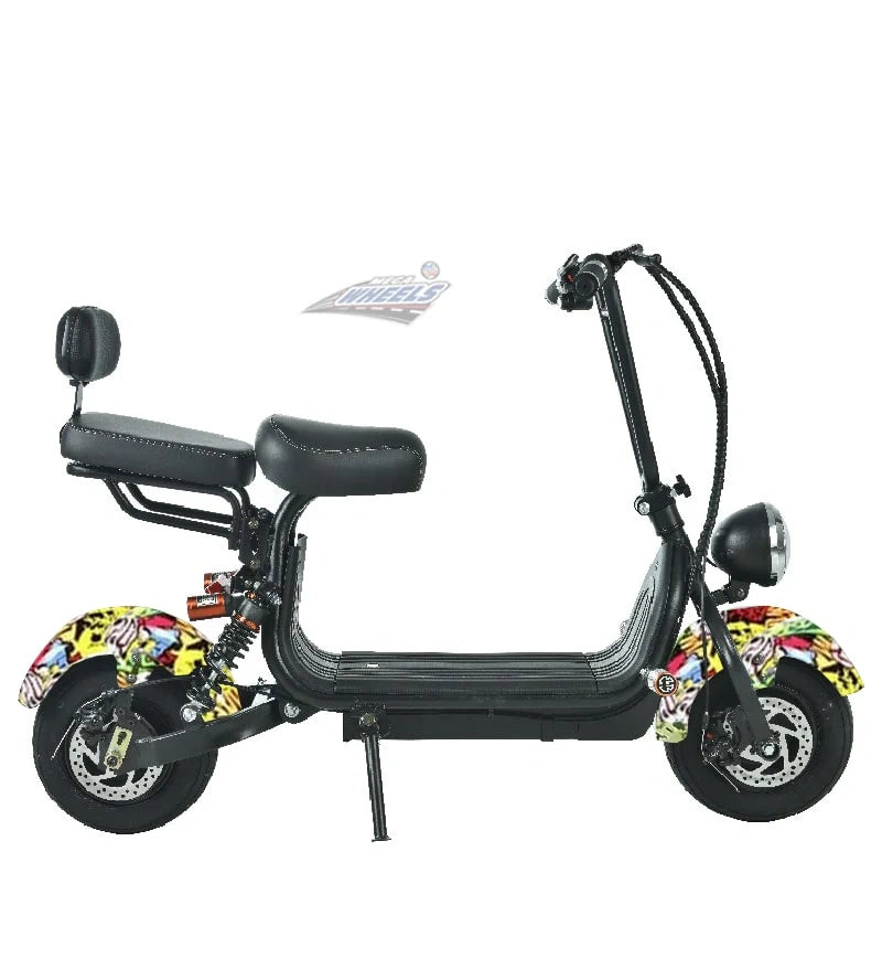 Compact Fat Tyre Electric Scooter with Removable Battery