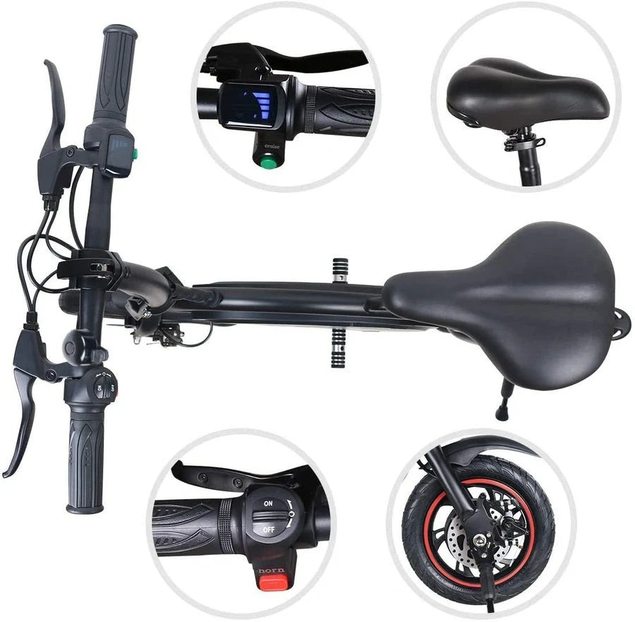 Compact Folding Electric Bike with 400W Motor and 45 km/h Top Speed