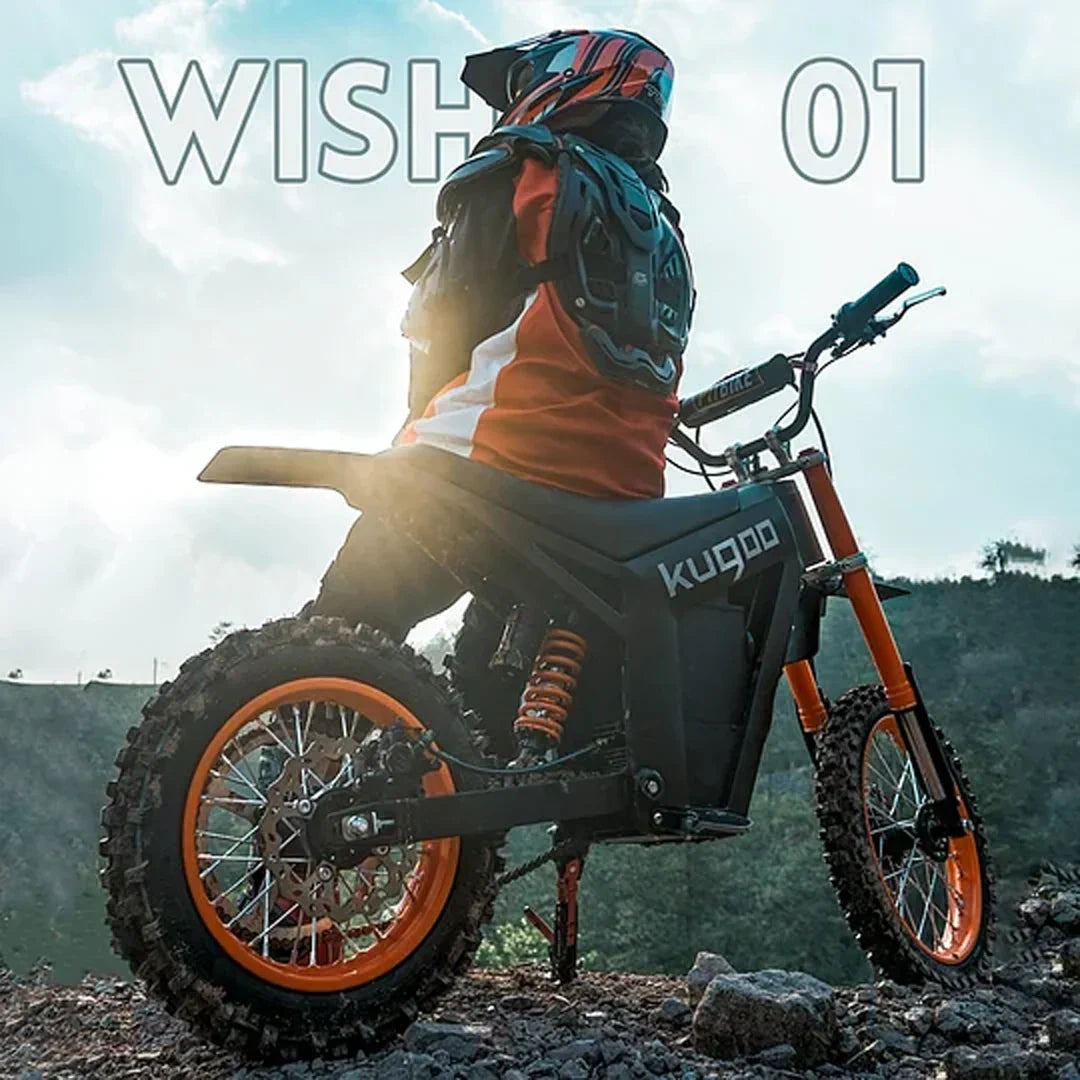 Powerful Off-Road Electric Dirt Bike with 1500W Motor and 48V 21Ah Battery