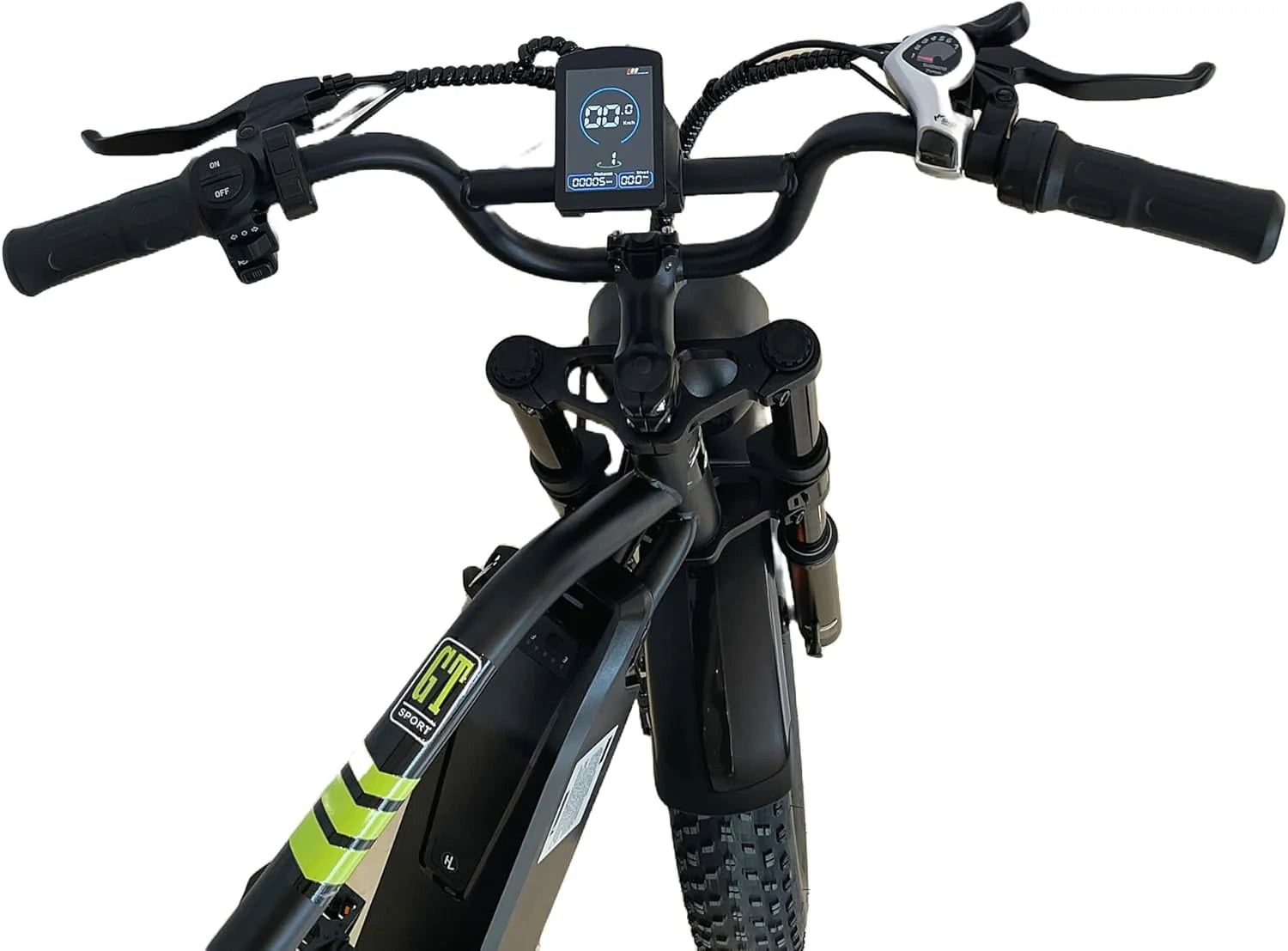 High-Power Electric Fat Tire Mountain Bike with 1000W Motor and Full Suspension