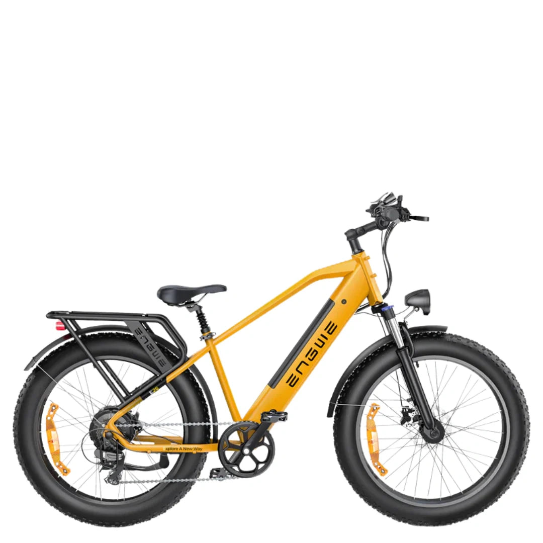 Long-Range Fat Tire Electric Bike with 140km Range and Hydraulic Brakes