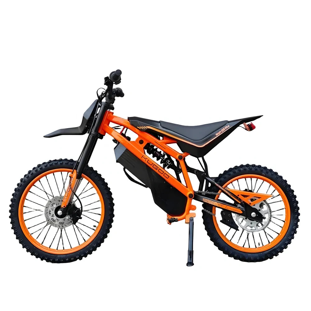 High-Power Electric Dirt Bike with 4000W Peak Power and 60km Range