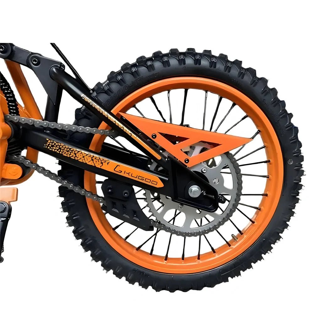 High-Power Electric Dirt Bike with 4000W Peak Power and 60km Range