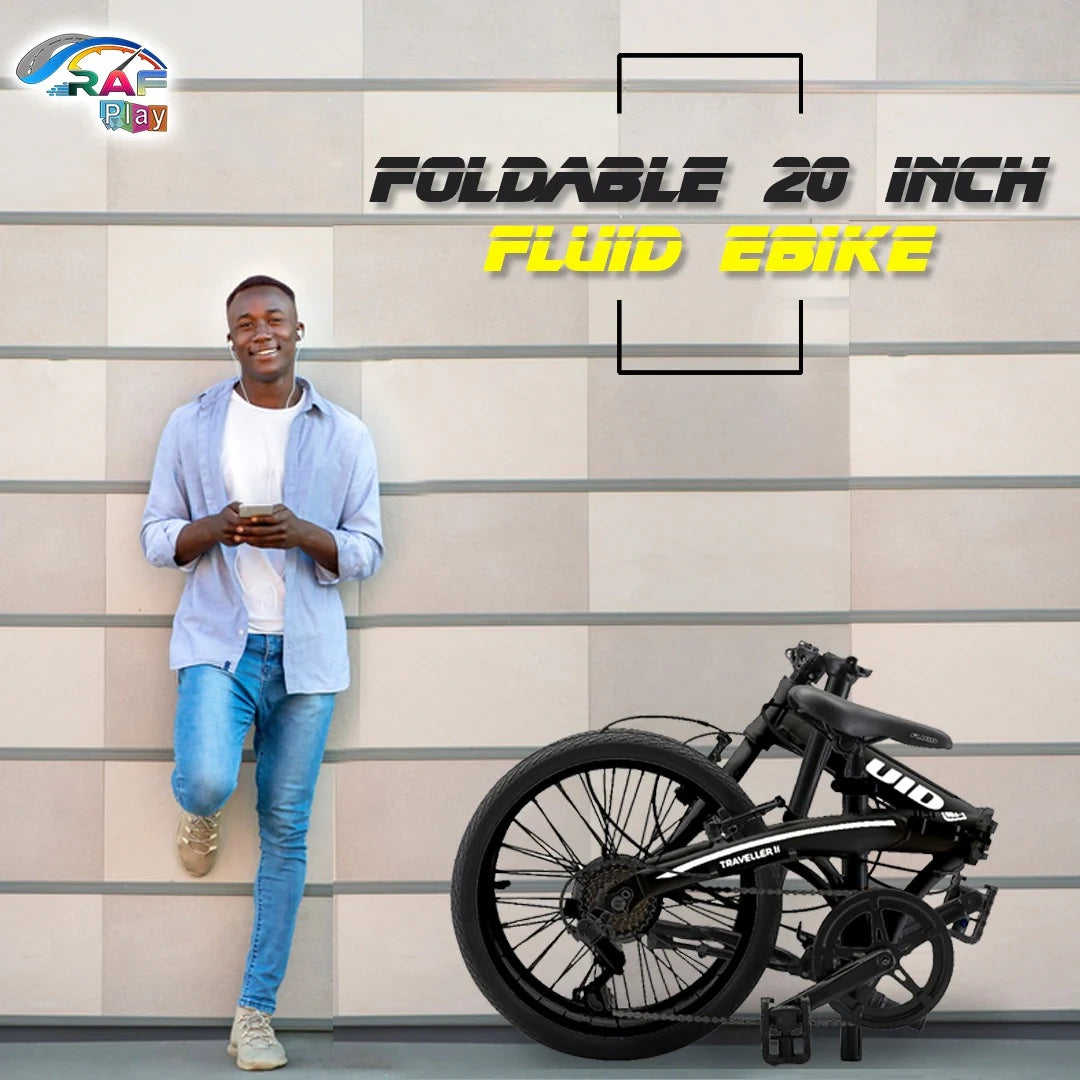 Foldable Electric Commuter Bike with 60 km Range and 7-Speed Gearing