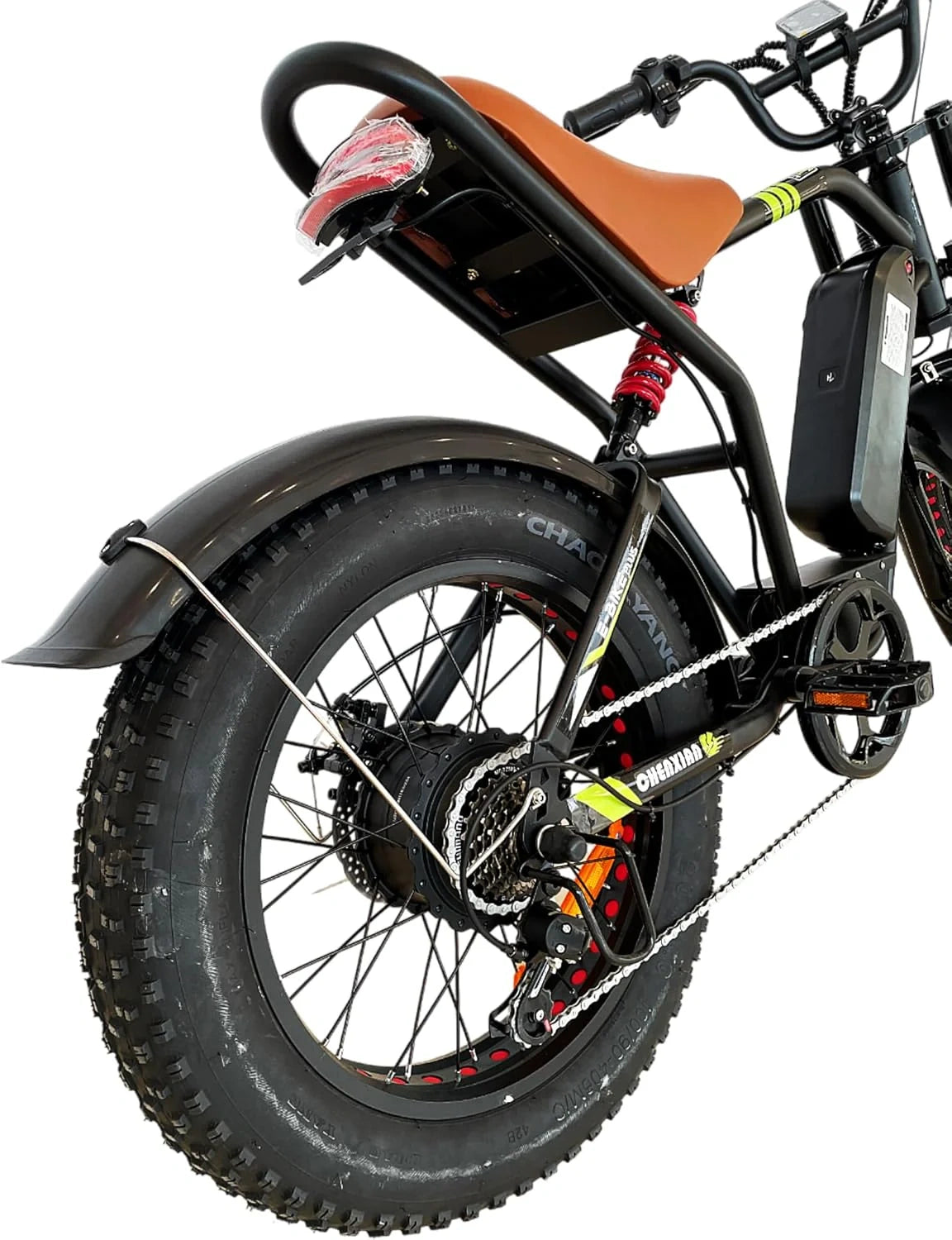 High-Power Electric Fat Tire Mountain Bike with 1000W Motor and Full Suspension